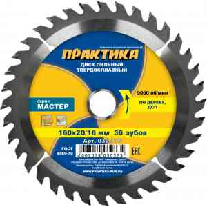  Пильный диск практика 030-375
