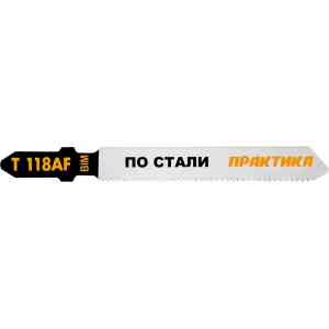 Для электролобзика пилка практика 034-595 по стали тип t 118af