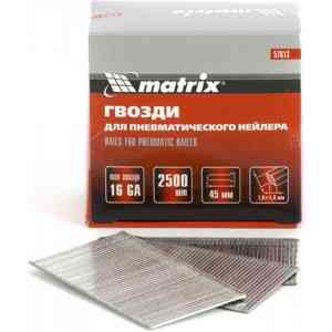  Гвозди matrix 57613, длина 45мм, сечение 1.6x1.4мм, 2500 шт.