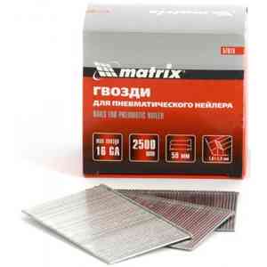  Гвозди matrix 57615, длина 50мм, сечение 1.6x1.4мм, 2500 шт.