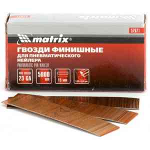  Гвозди matrix 57671, длина 15мм, сечение 0.64x0.64мм, 5000 шт.