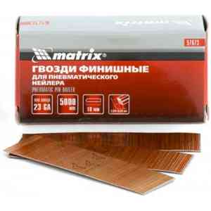  Гвозди matrix 57673, длина 18мм, сечение 0.64x0.64мм, 5000 шт.