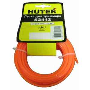 Для триммера и мотокосы леска huter s2412