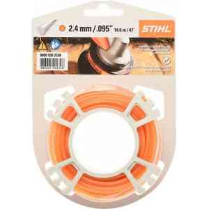 Для триммера и мотокосы леска stihl 2.4 мм, 14.6 м, 0000-930-2338