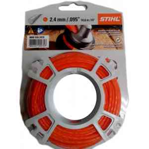 Для триммера и мотокосы леска stihl 2.4 мм, 14.6 м, 0000-930-2419