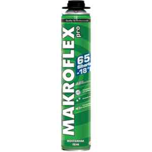 Монтажная пена пистолетная makroflex siberian 65 pro зимняя, 850мл