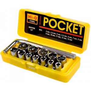 Набор торцевых головок stayer master pocket 2-26089-h13, 13 предмета