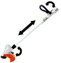 Регулируемая штанга, косильная головка и основная рукоять Stihl fse 52 Регулируемая штанга, косильная головка и основная рукоять Stihl fse 52