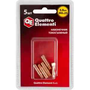  Наконечник контактный quattro elementi 771-220, m6, d0.8, l25