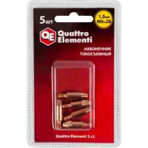  Наконечник контактный quattro elementi 771-244, m6, d1, l28